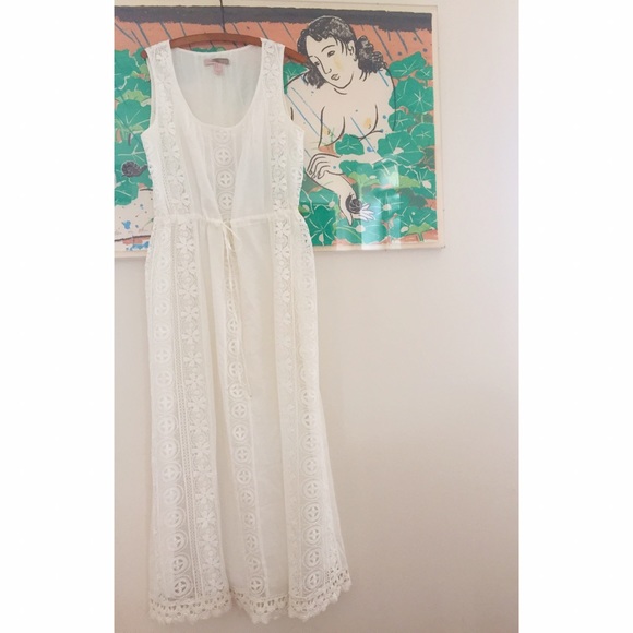 white prairie dress