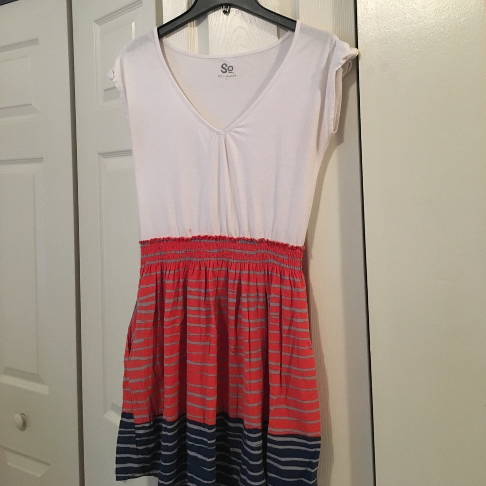 Comfortable cotton dress with pockets