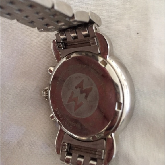 Michele Cronograph Diamond Round Dial Quartz Watch