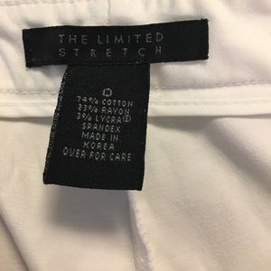 Limited sz 0 stretch white pants