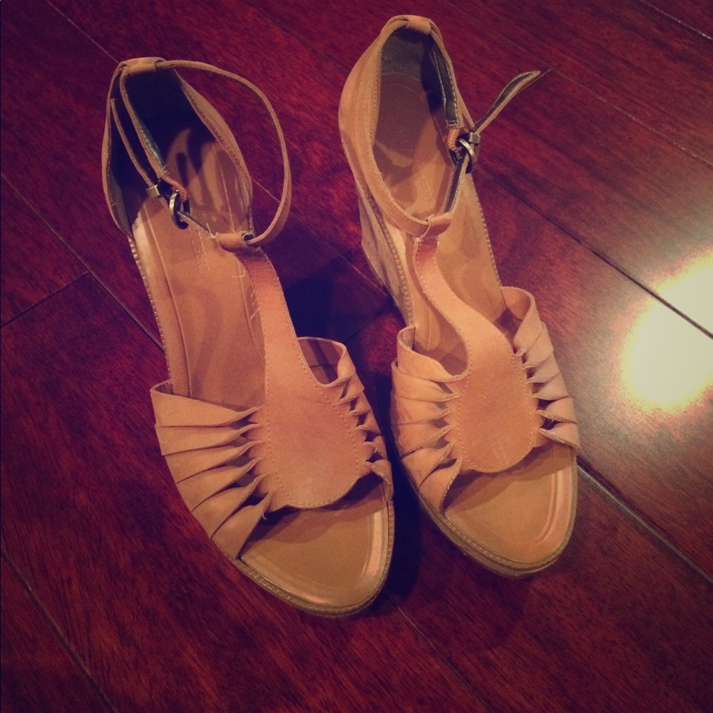 Banana Republic cork wedges