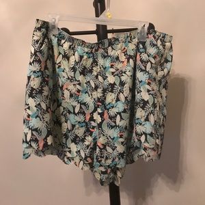 Tropical Print Shorts