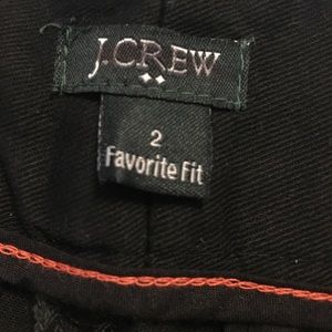 J crew nwt sz 2 black Capri slacks