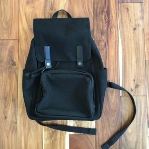 Everlane Black Twill Backpack
