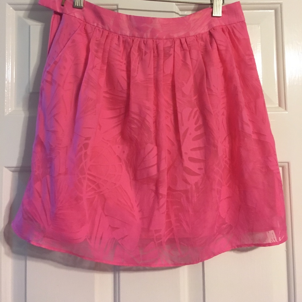 Lilly Pulitzer pink skirt, size 2