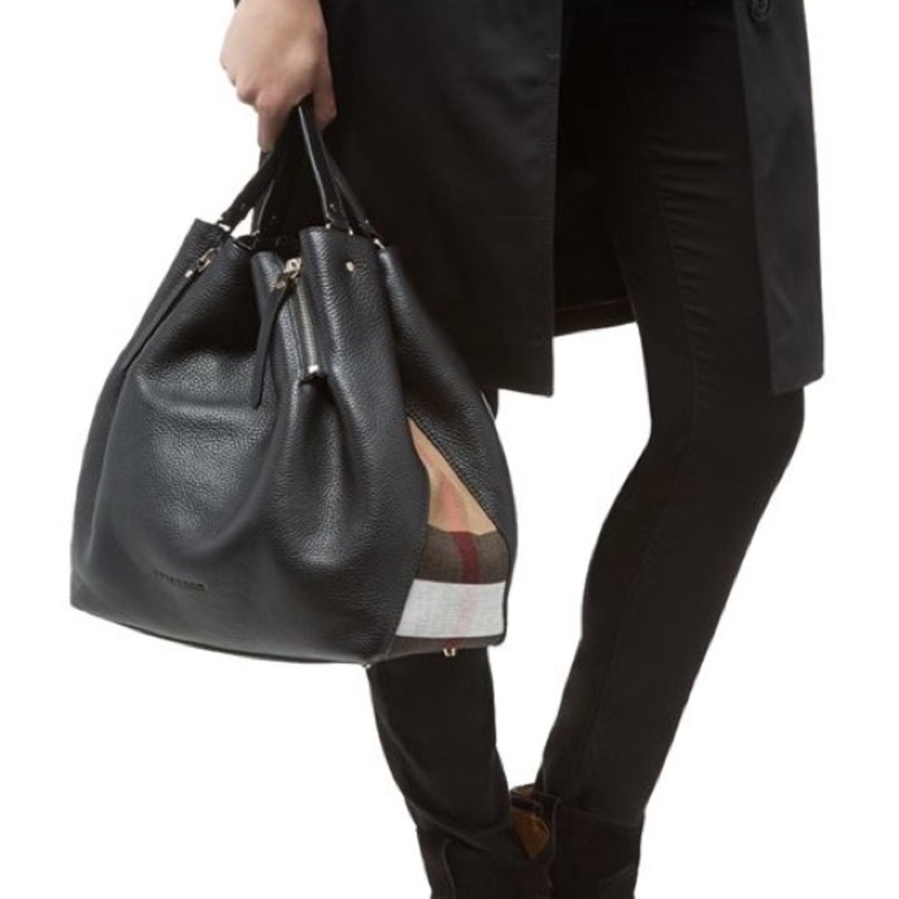 Burberry maidstone leather tote