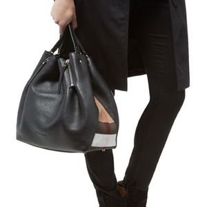 Burberry maidstone leather tote