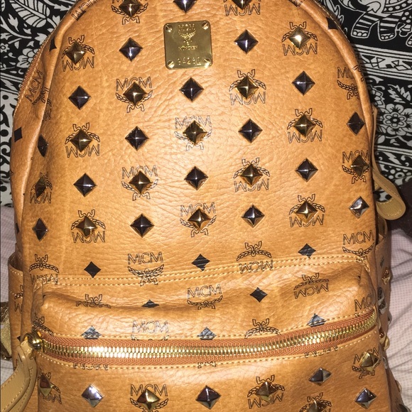 Large MCM Stark Studded Backpack *ONLY WORN TWICE* main image 5