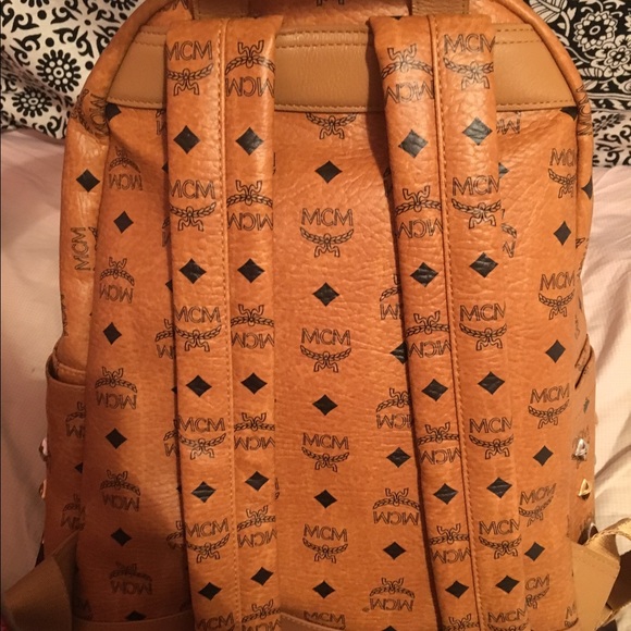 Large MCM Stark Studded Backpack *ONLY WORN TWICE* main image 4