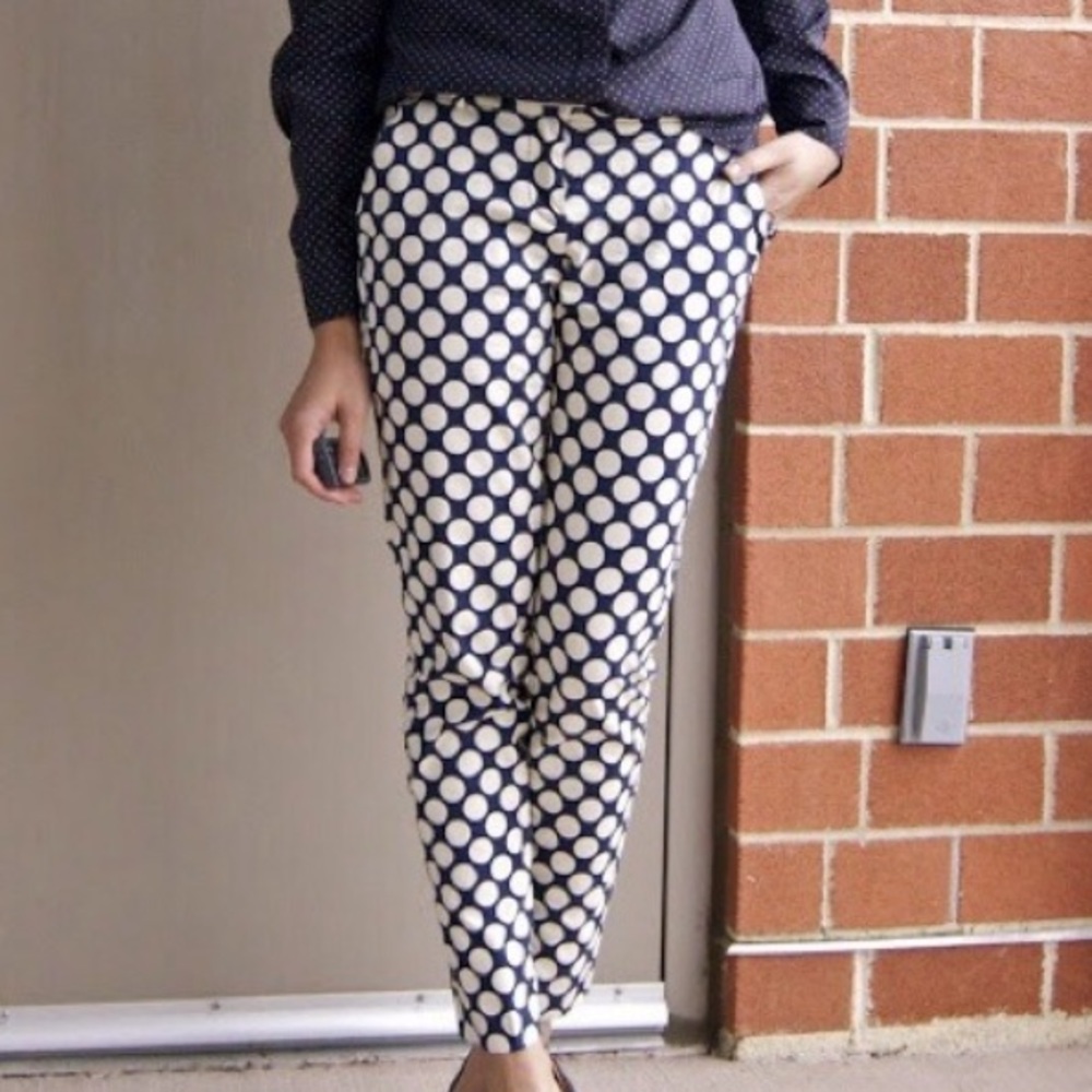J.Crew Polka Dot Pants