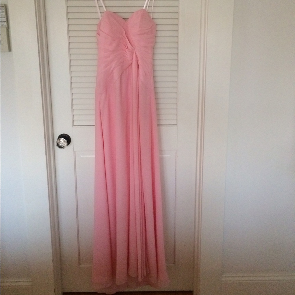 Pink Strapless Faviana Formal Dress