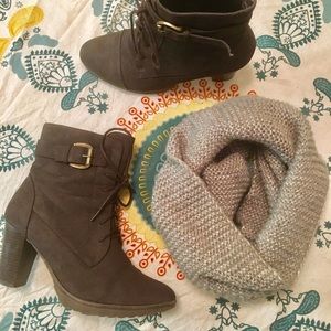 Cute brown boots!