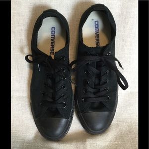 Converse All Stars - Black Canvas, Black Soles