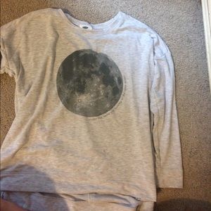 Moon long sleeve tee