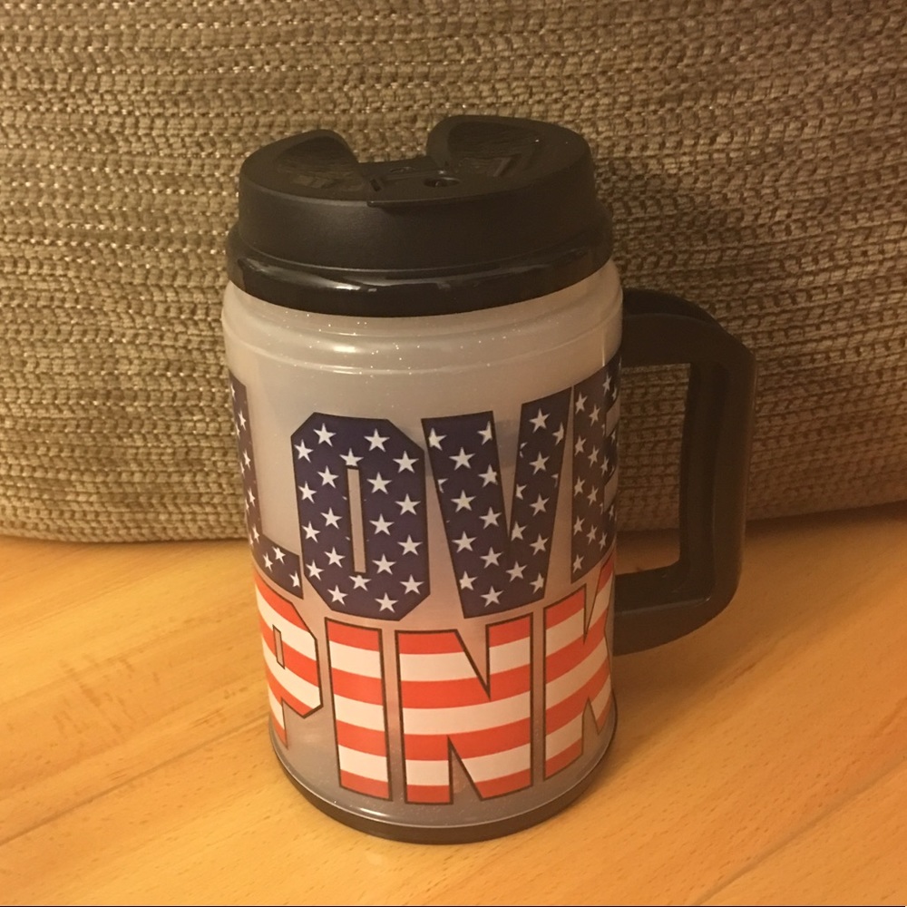 PINK 4th of July chug mug