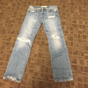 Abercrombie & Fitch distressed jeans size 00/24