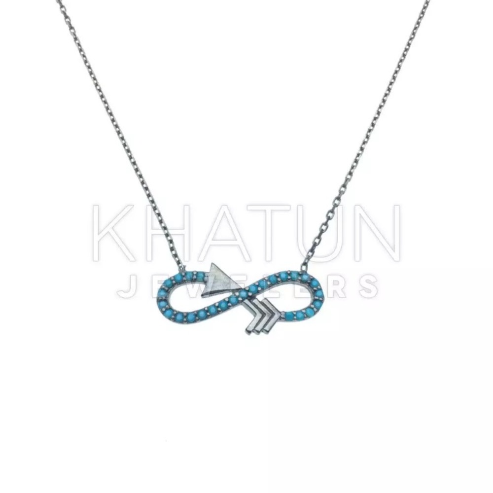 Sterling Silver Infinity Crossbow Love Symbols - Picture 7 of 8