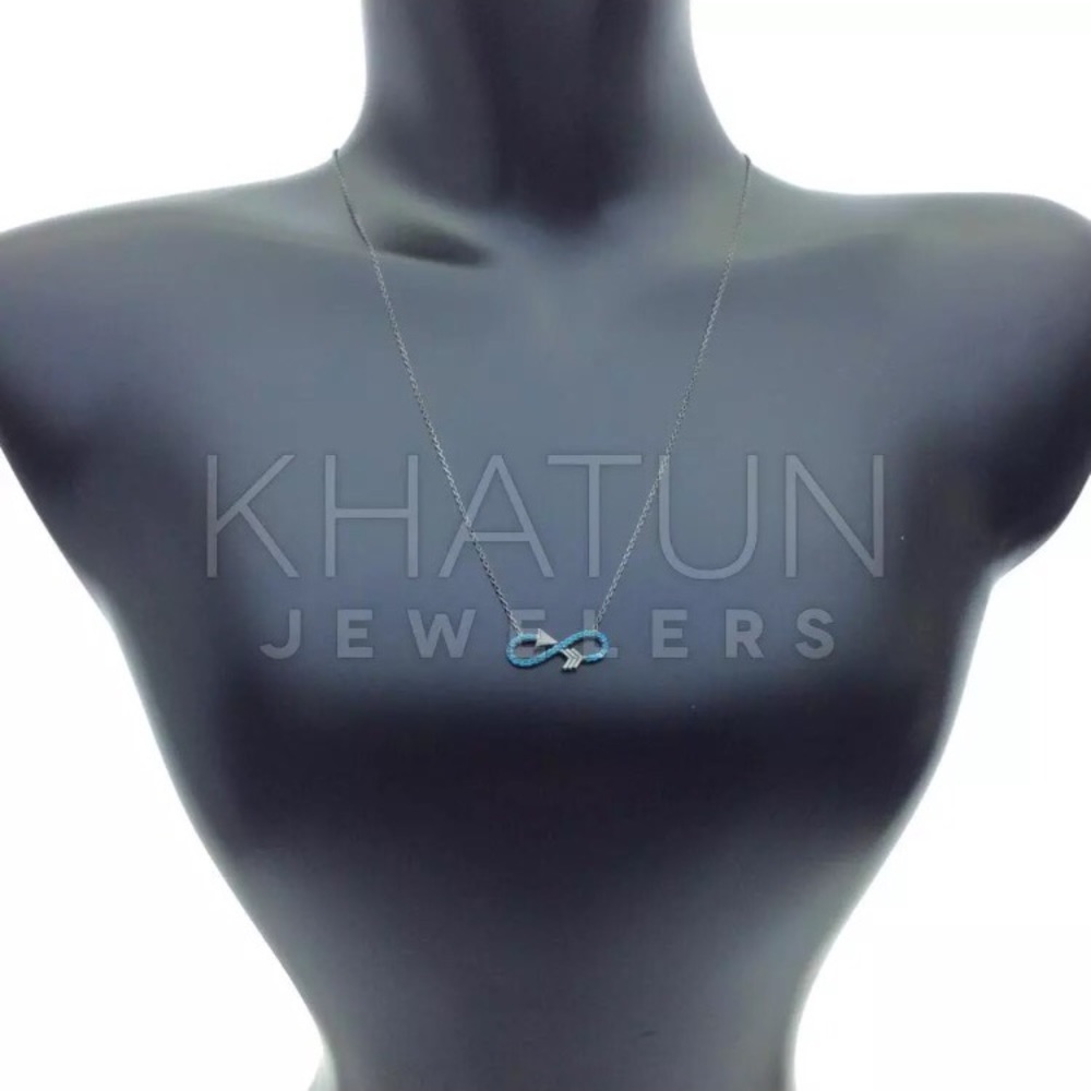 Sterling Silver Infinity Crossbow Love Symbols - Picture 8 of 8