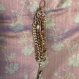 Lucky Brand Mixed Metal Clamp Bracelet