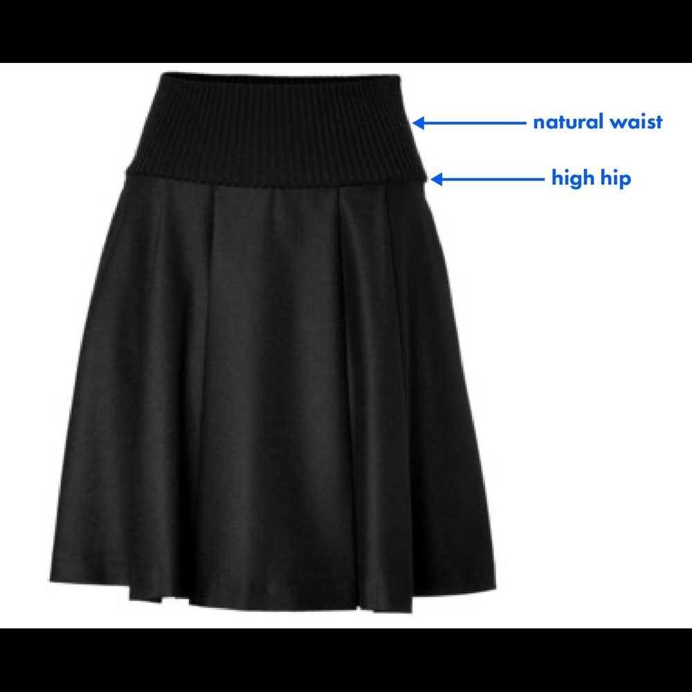 Jil Sander Navy Black Wool Pleat Skirt w/Sweater - Picture 5 of 7