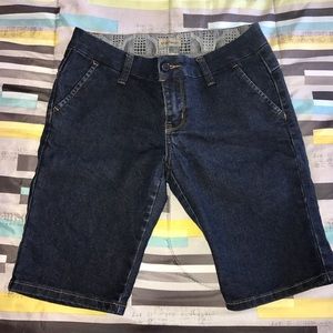 Dark blue denim Jean Bermuda shorts
