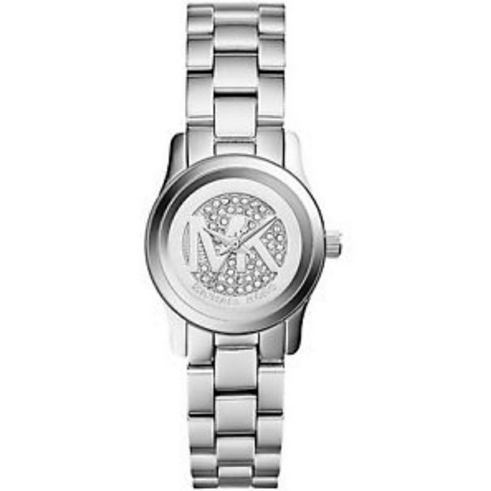 Pave Crystal MK Watch