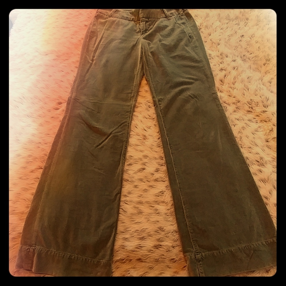 Green Fun Soft Pants from Express