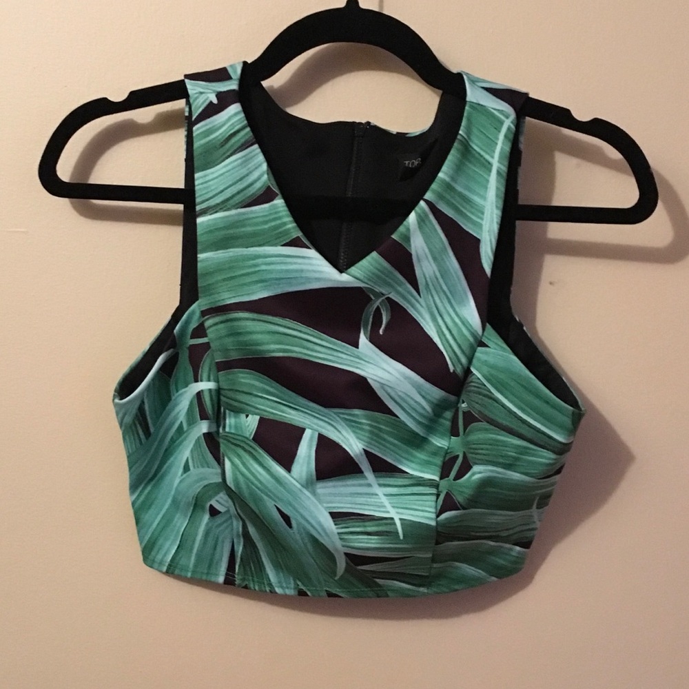 🎇SALE🎇 Palm print crop top