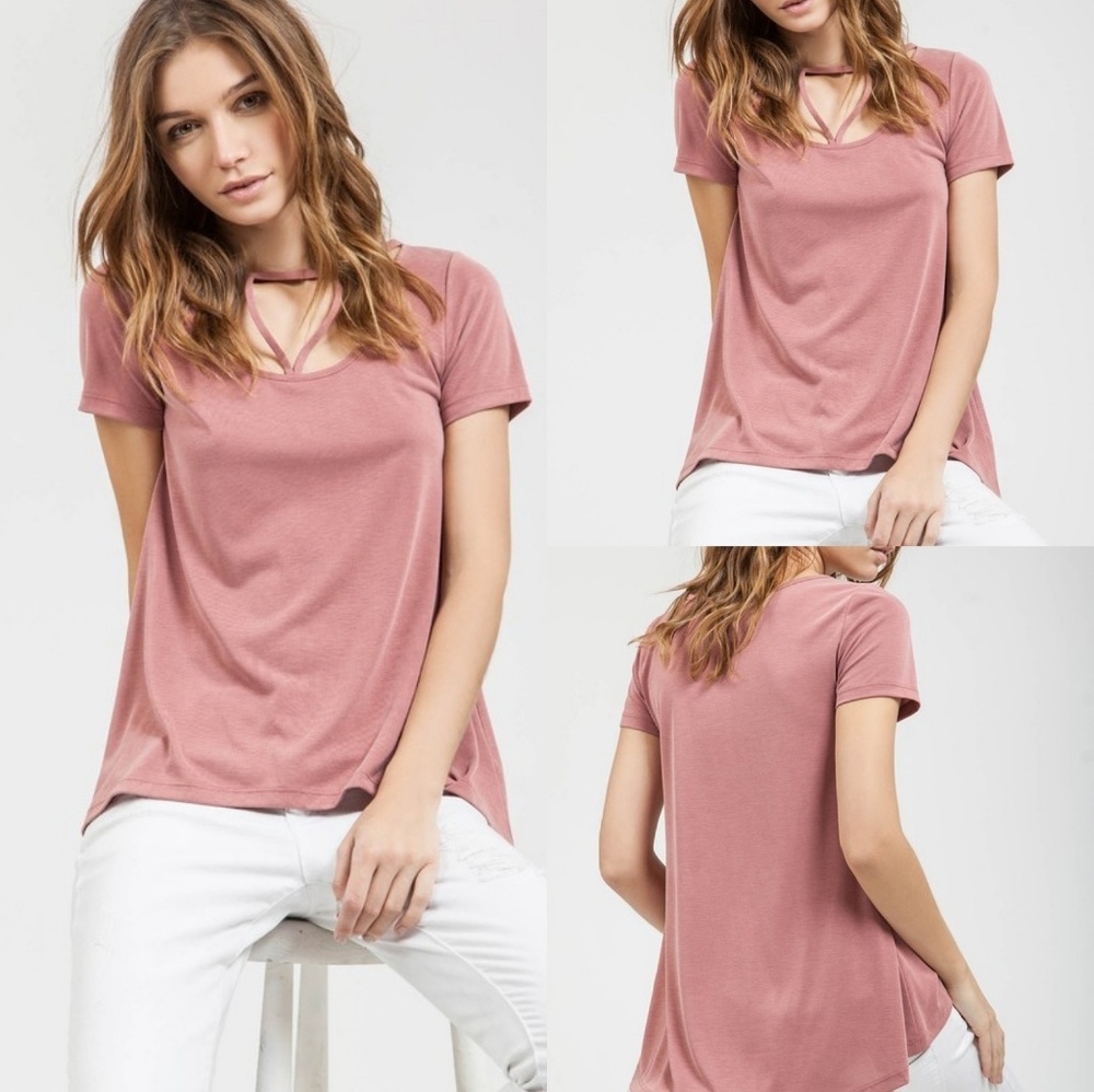Pink tee