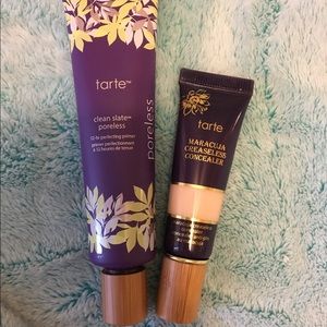 Tarte Creaseless Concealer and Tarte Primer