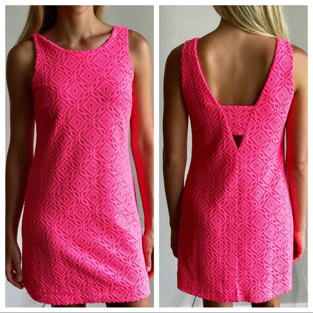 Lily Pulitzer Hot Pink Dress