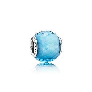 Pandora Charm blue faceted