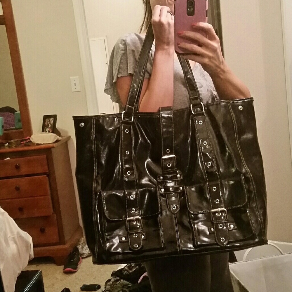 Giant Black Tote or Travel Bag by Chinese Laundry