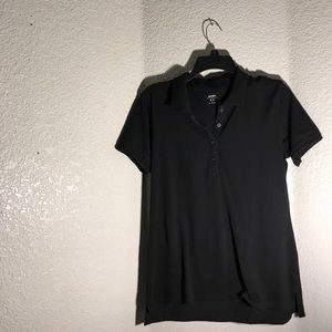 Plain, black old navy polo tee
