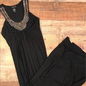 NY&Co black maxi dress