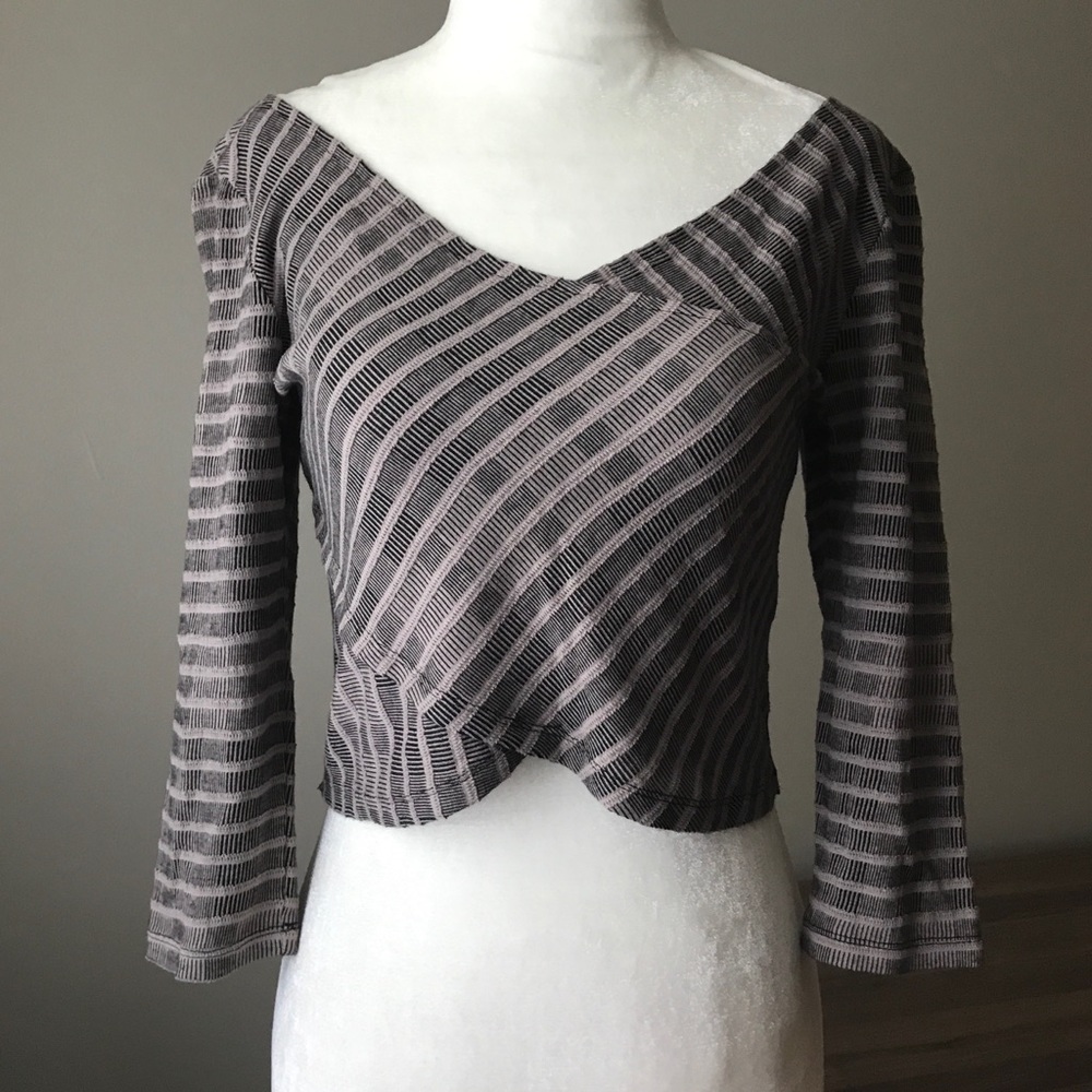 Free People 3/4 sleeve top small