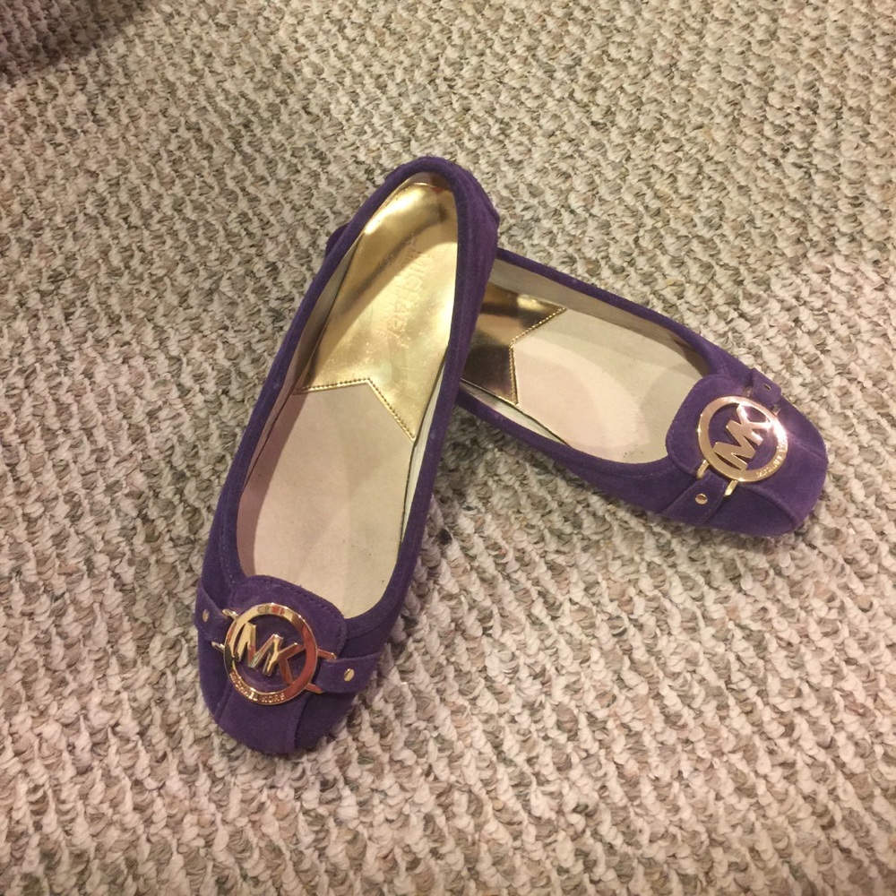 Michael Kors Purple Flats