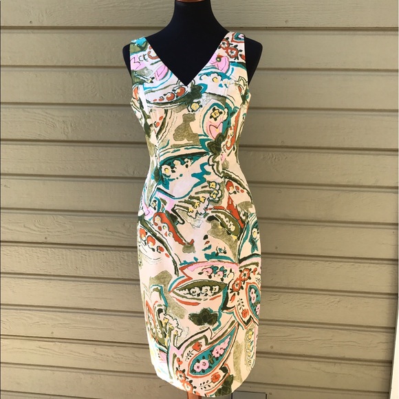 David Meister Dresses & Skirts - 🌼 DAVID MEISTER 🌼 Sleeveless Floral Sheath Dress