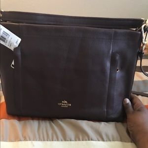 Coach Satchel Purse; Burgundy; NWT