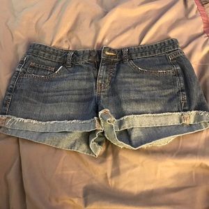Denim shorts