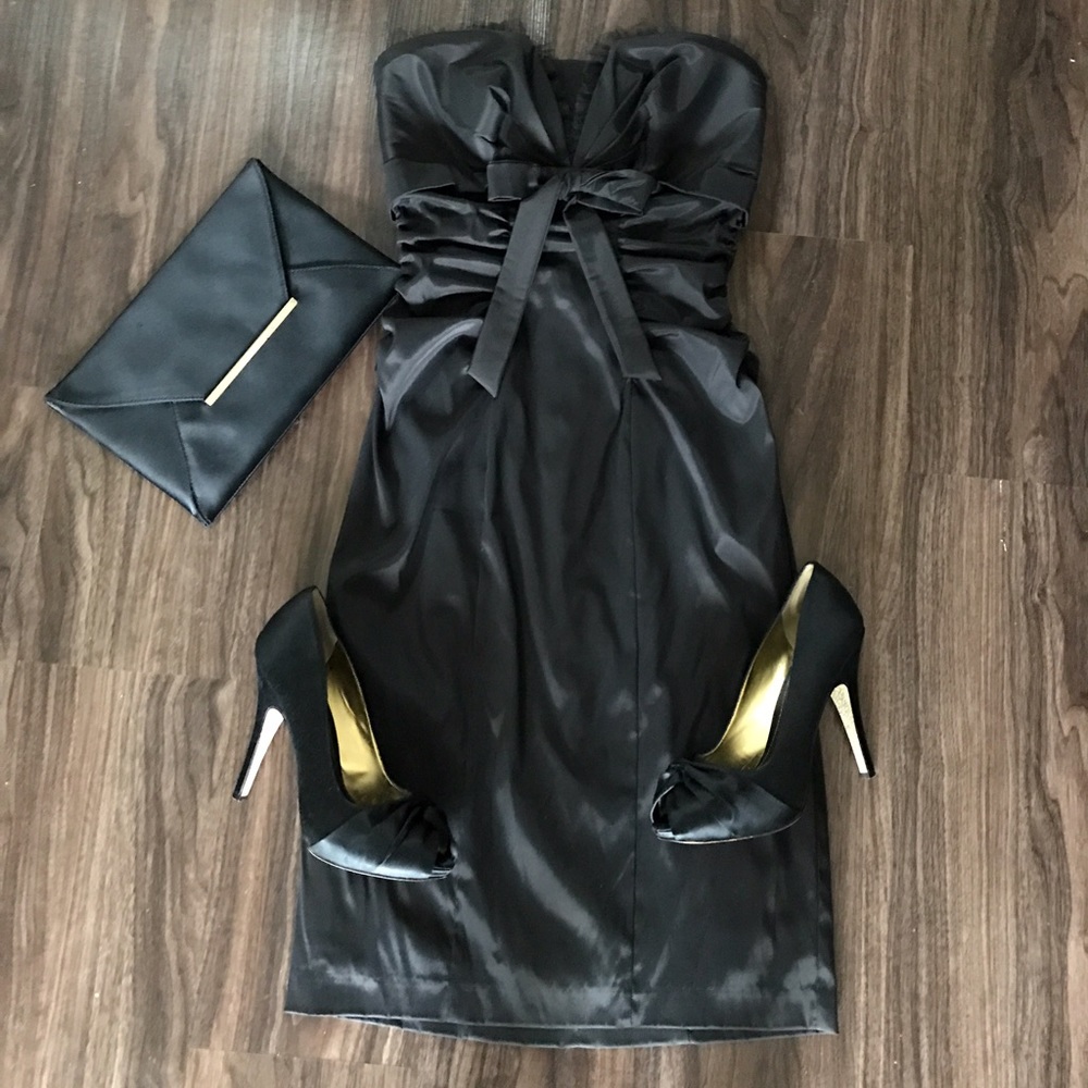XScape Corset Cocktail Dress