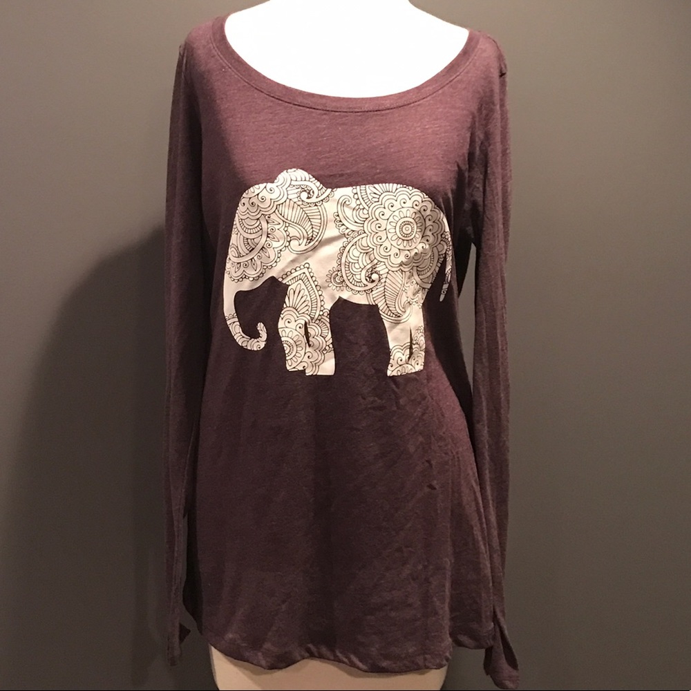 Long Sleeve Elephant Shirt