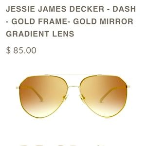 Jessie James aviator sunglasses