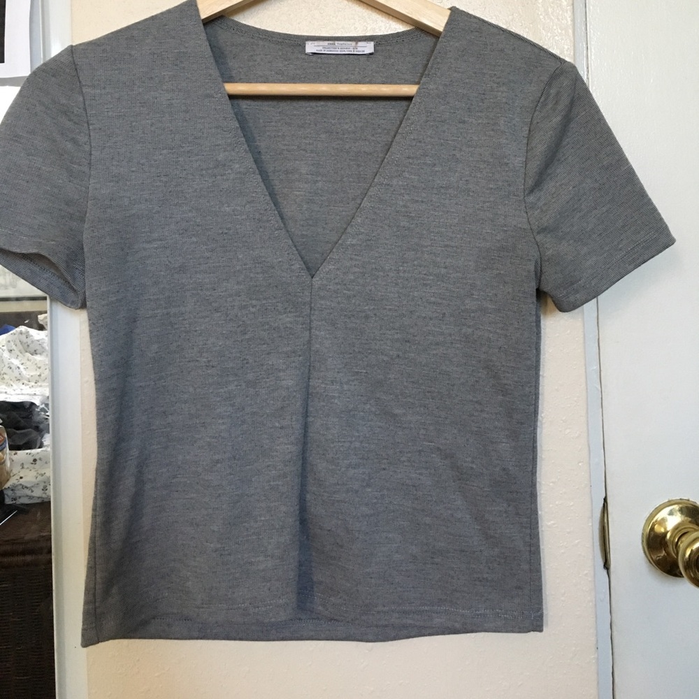 Zara V-neck shirt