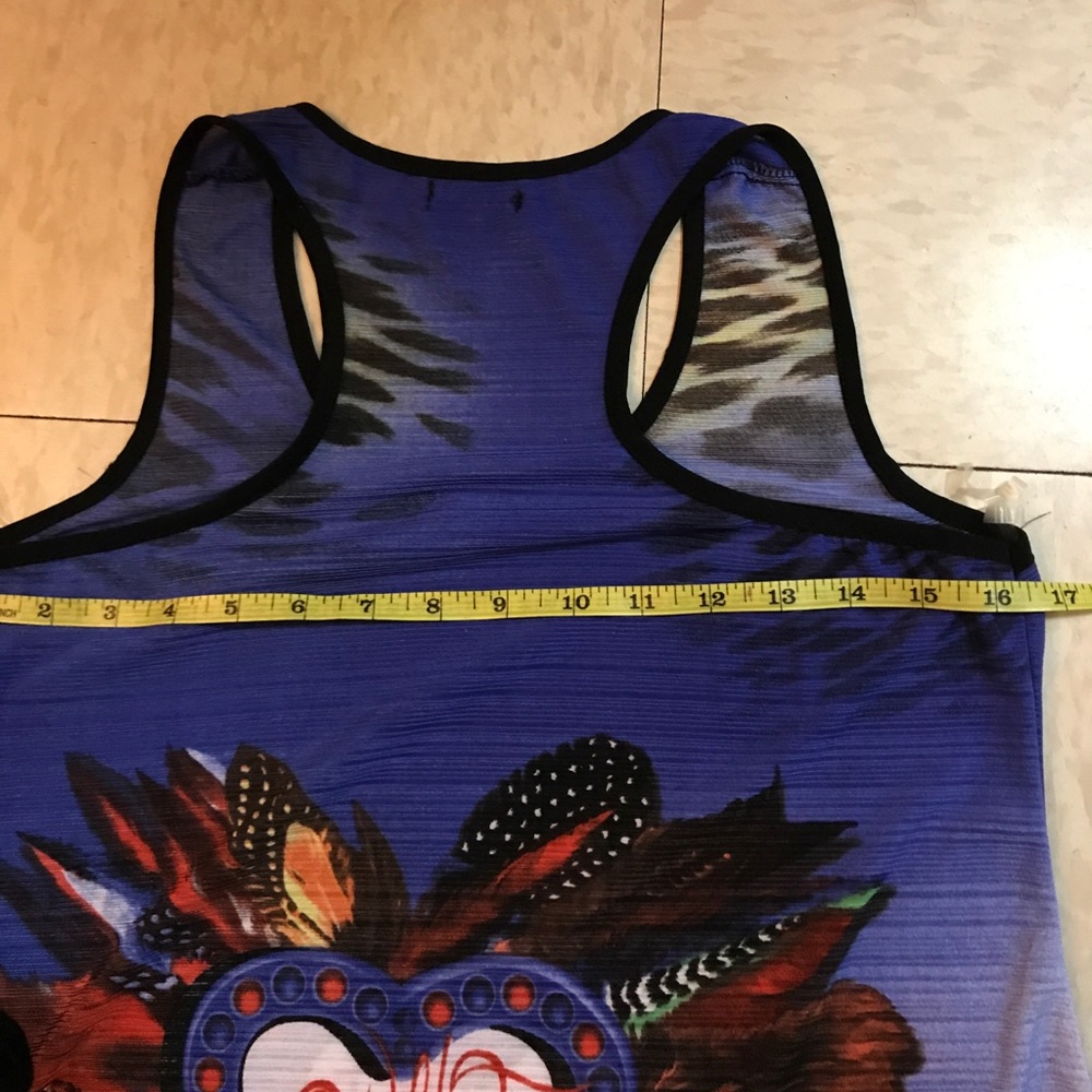 🔵❤️ "Wild Love" 🔵Blue Tank❤️ brand new - Picture 6 of 7