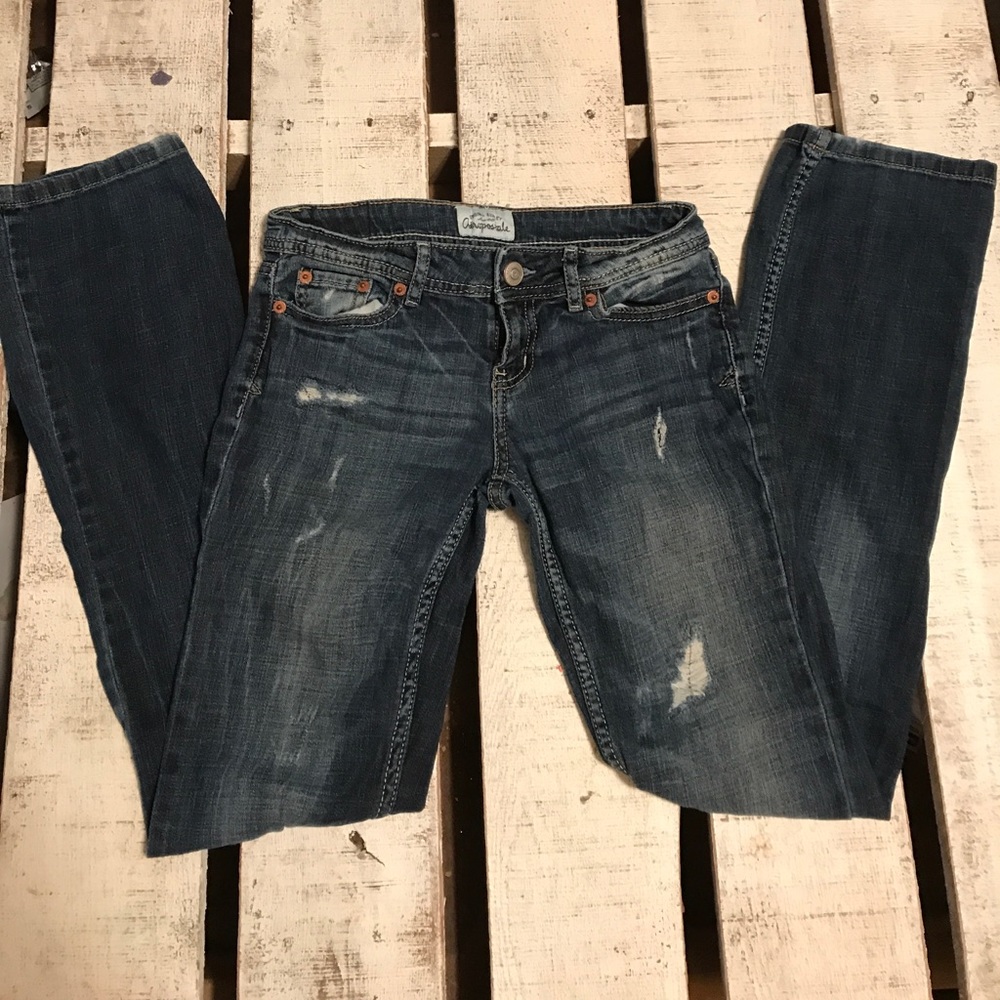 Destroyed Aeropostale jeans
