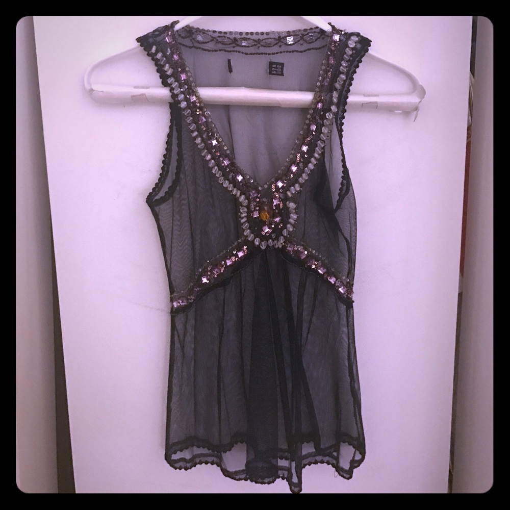 Zara jeweled shell size M