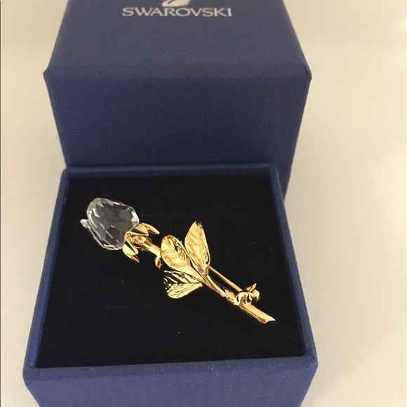 Swarovski tulip Brooch - Picture 2 of 2