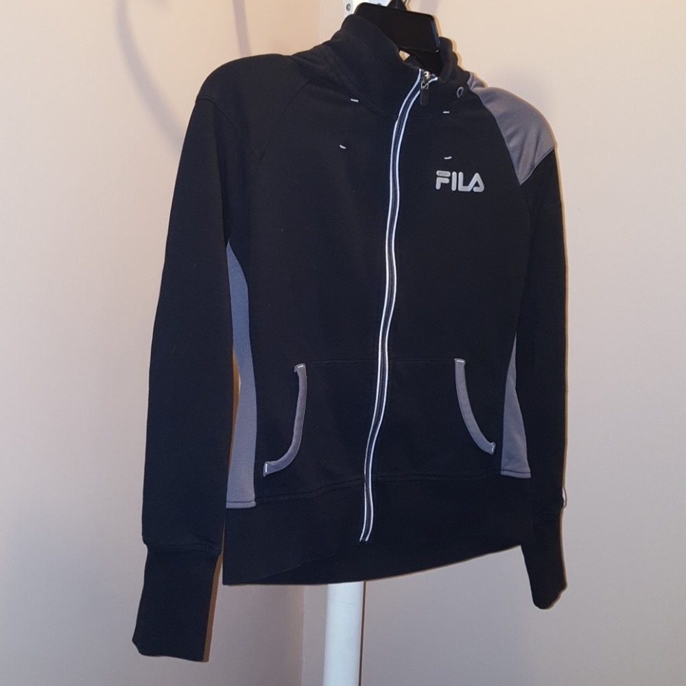 File Sport Jacket Black, Gray and White