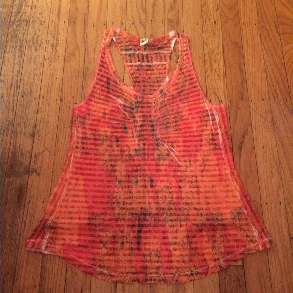 Free People orange tank